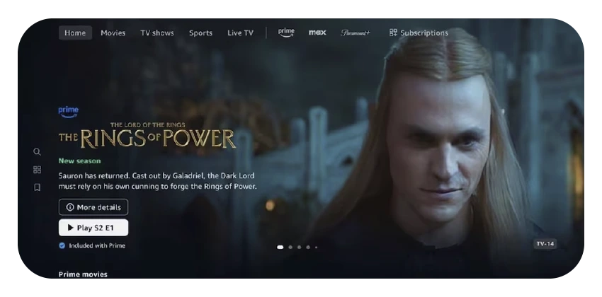 Series y películas de Prime Video